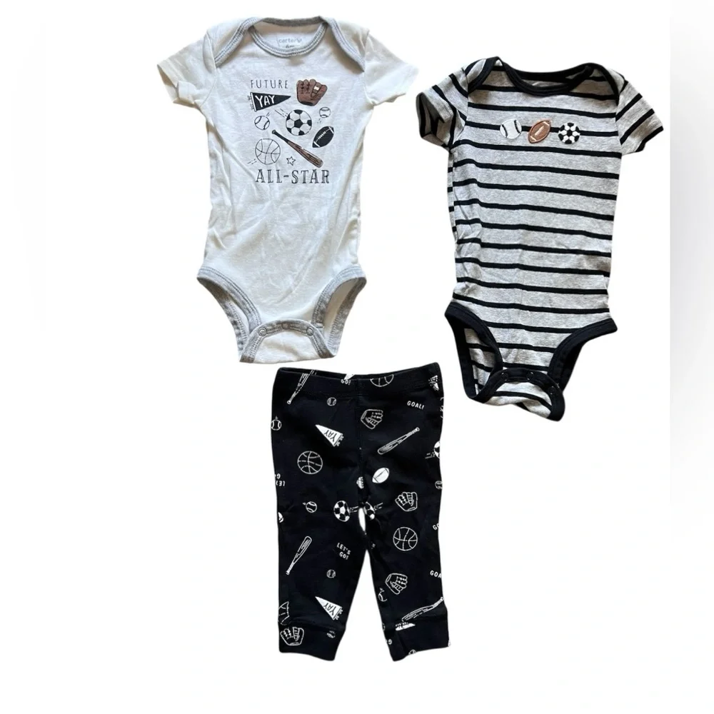Carter’s Baby Boy Sports 3-Piece Set | 6M